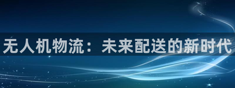 多多28登录：无人机物流：未来配送的