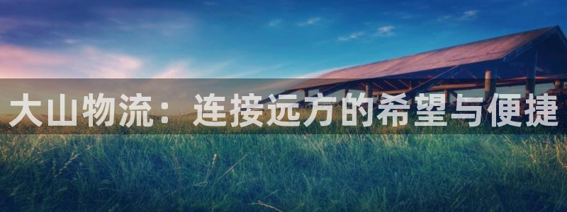 多多28激活码：大山物流：连接远方的希望与便捷