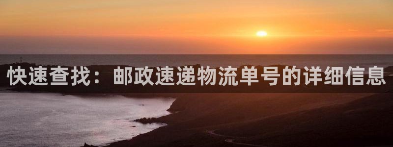 多多28预测：快速查找：邮政速递物流